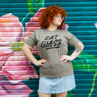 EAT GLASS Unisex T-shirt