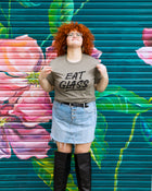EAT GLASS Unisex T-shirt