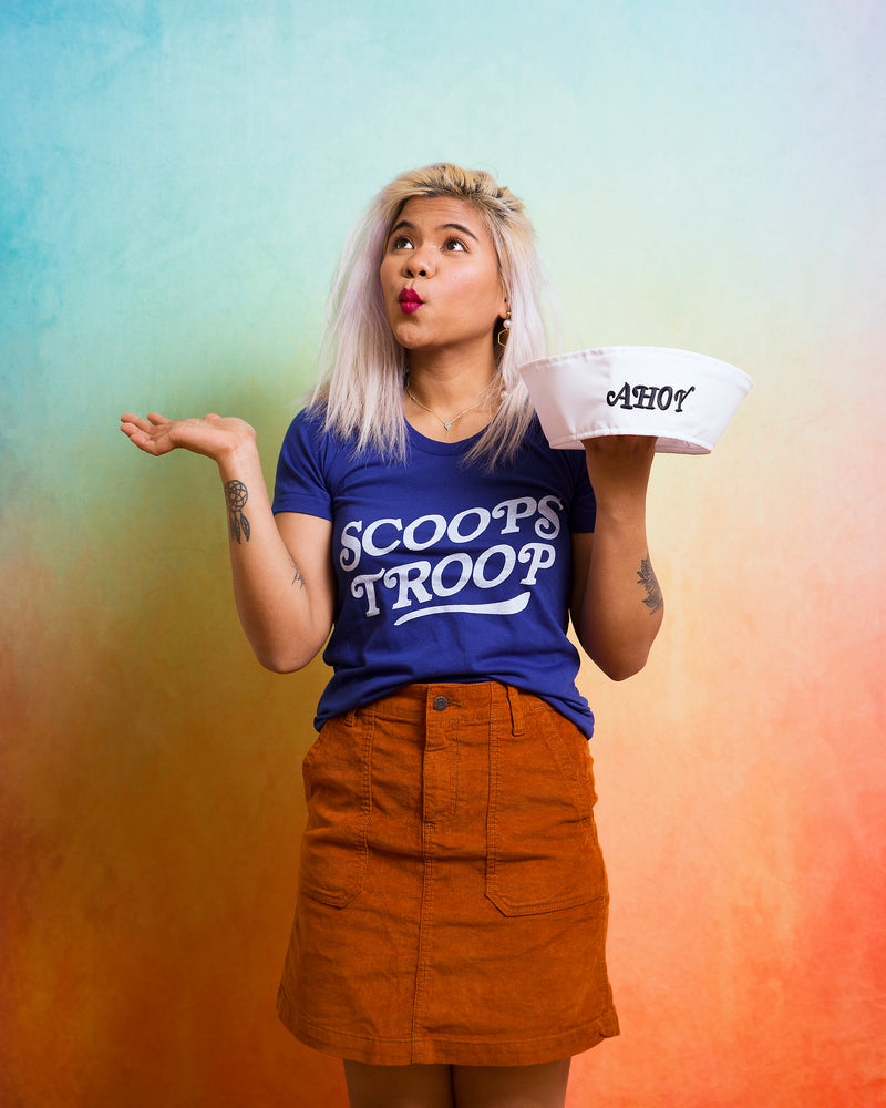 SCOOPS TROOP Women/Junior Fitted T-Shirt