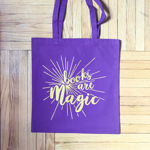 BOOKS ARE MAGIC Tote Bag
