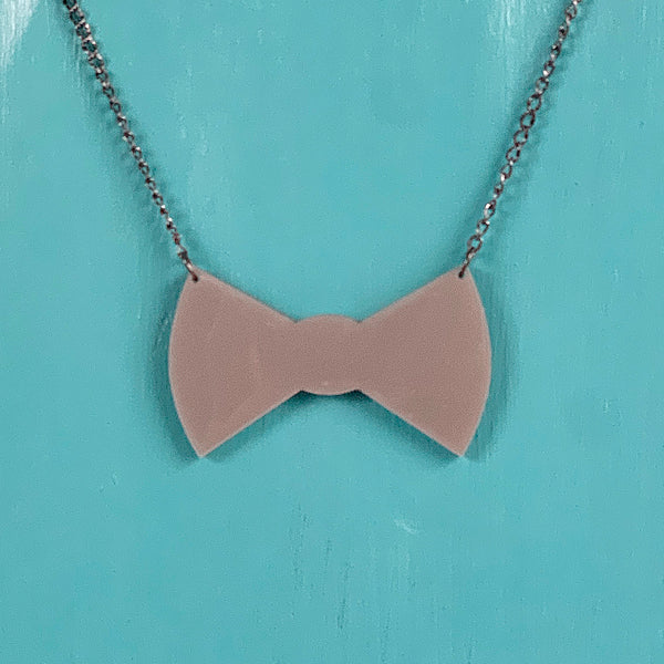 SECONDS NECKLACE SALE -- BOWTIE Acrylic Necklace