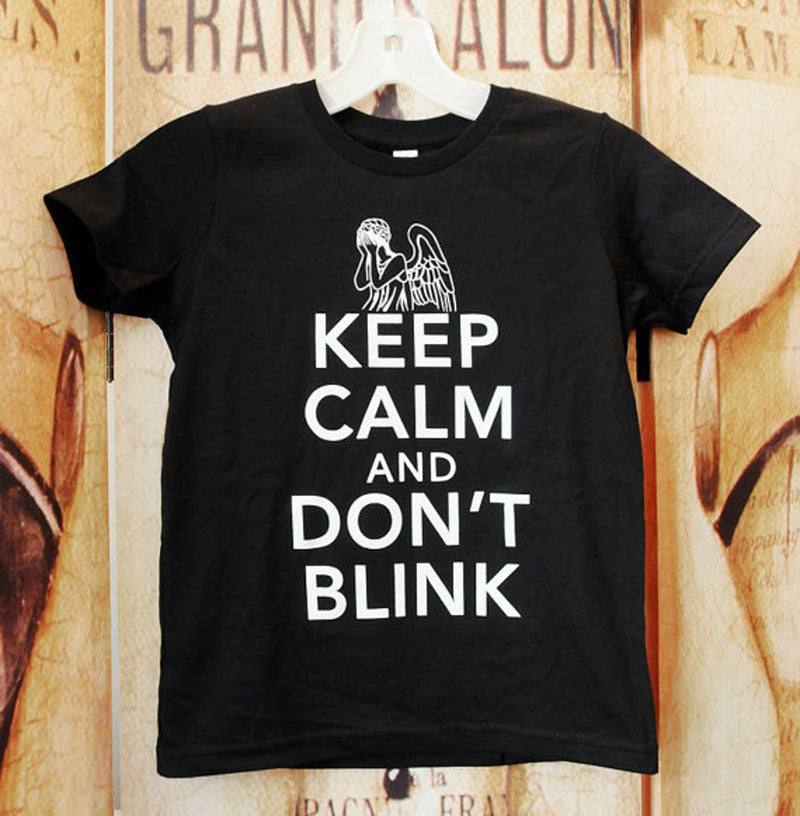 KEEP CALM & DON'T BLINK Kids T-shirt