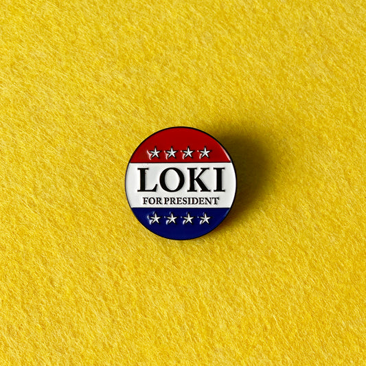LOKI FOR PRESIDENT Lapel Pin