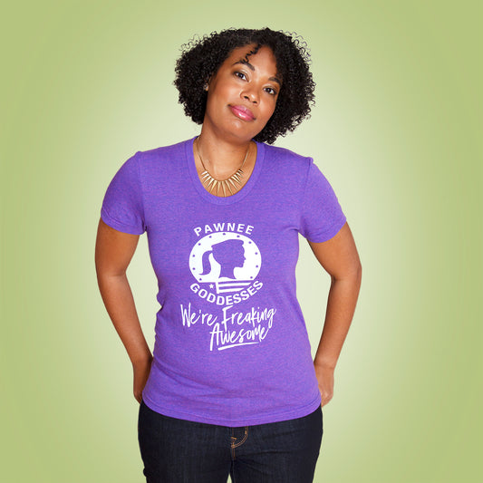 PAWNEE GODDESSES Women/Junior Fitted T-Shirt