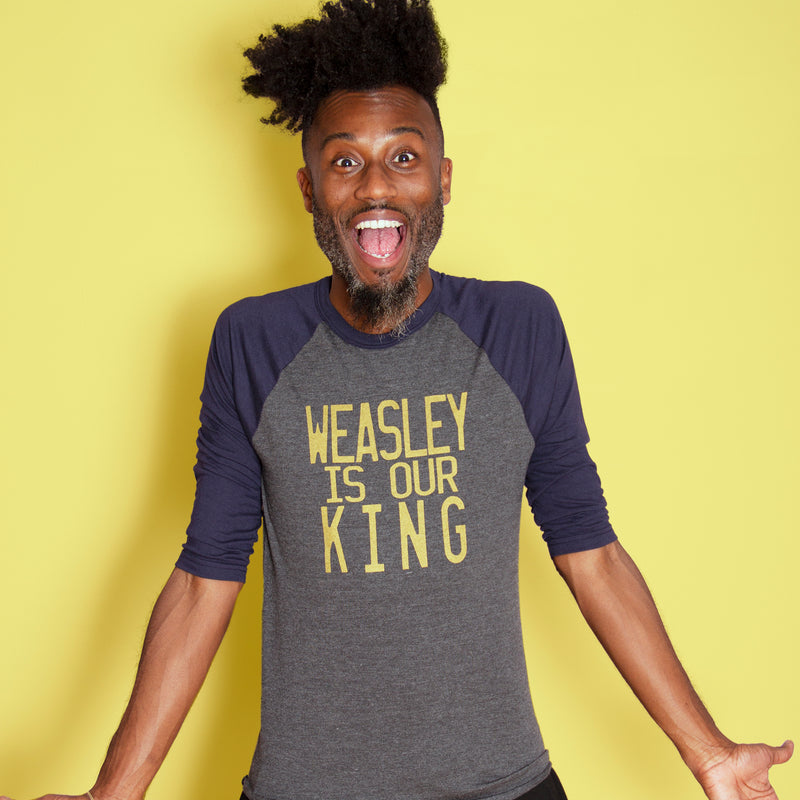 WEASLEY KING Unisex 3/4 Sleeve Baseball Shirt