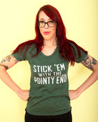 THE POINTY END Women/Junior Fitted T-Shirt