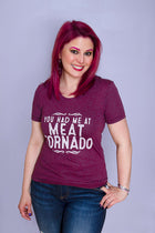 MEAT TORNADO Women/Junior Fitted T-Shirt