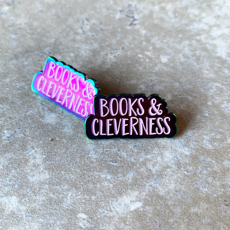 BOOKS AND CLEVERNESS Lapel Pin