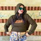 VARIANT Women's Cinched Cropped Hoodie