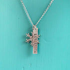 SECONDS NECKLACE SALE -- LET IT GO Stamped Necklace