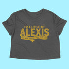 LITTLE BIT ALEXIS Women's crop shirt