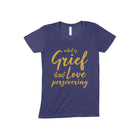 LOVE PERSEVERING Women/Junior Fitted T-Shirt