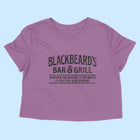 BLACKBEARD'S BAR & GRILL Women's crop shirt