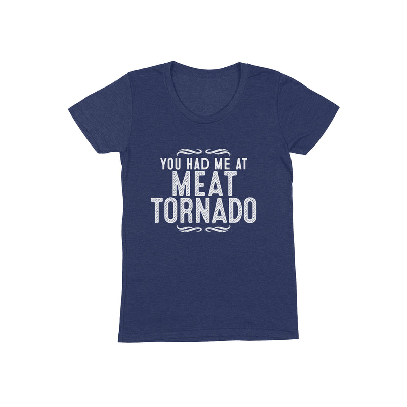 MEAT TORNADO Women/Junior Fitted T-Shirt