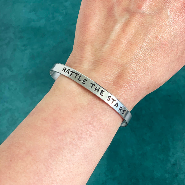 RATTLE THE STARS Stamped Bracelet