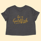 BE A GOLDFISH Women's crop shirt