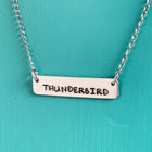 SECONDS NECKLACE SALE -- THUNDERBIRD Stamped Necklace