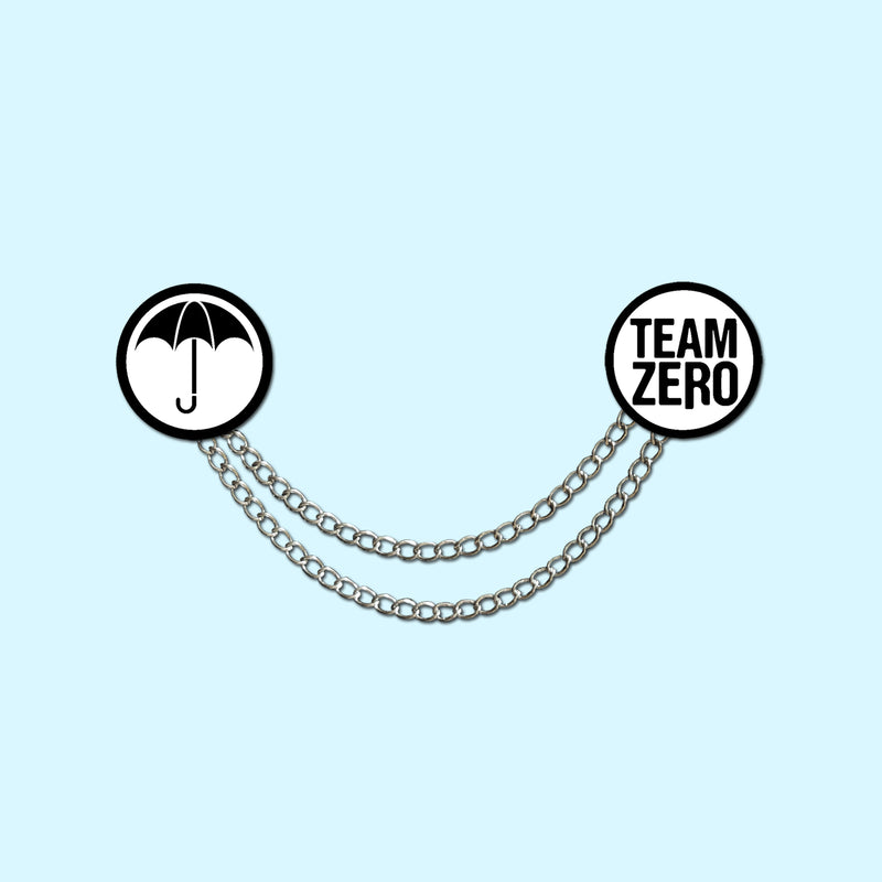 UMBRELLA / SPARROW / TEAM ZERO Lapel Pin Collar Chain Set