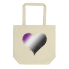 ASEXUAL/DEMISEXUAL SCRIBBLE HEART Eco Tote Bag