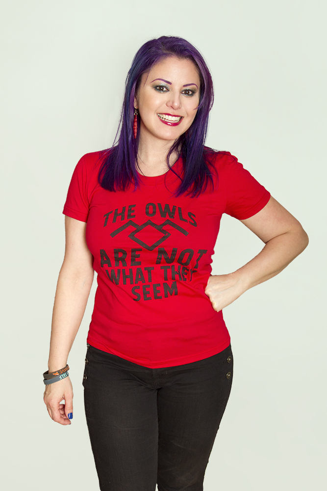 THE OWLS ARE NOT WHAT THEY SEEM Women/Junior Fitted T-Shirt