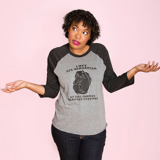 LI'L SEBASTIAN Unisex 3/4 Sleeve Baseball Shirt