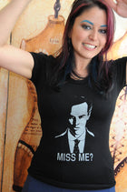 MISS ME?  Women/Junior Fitted T-Shirt