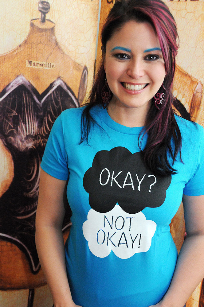 OKAY? NOT OKAY.  Women/Junior Fitted T-Shirt