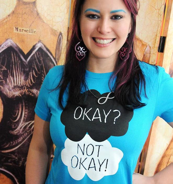 OKAY? NOT OKAY.  Women/Junior Fitted T-Shirt