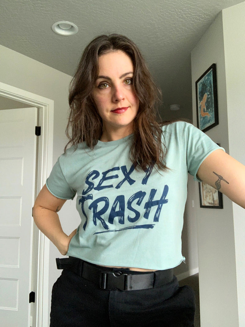 SEXY TRASH Women's crop shirt