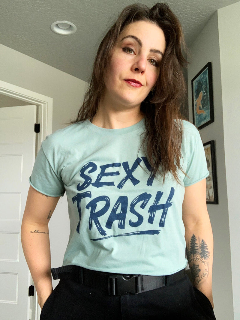 SEXY TRASH Women's crop shirt