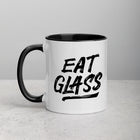 EAT GLASS Mug with Color Inside