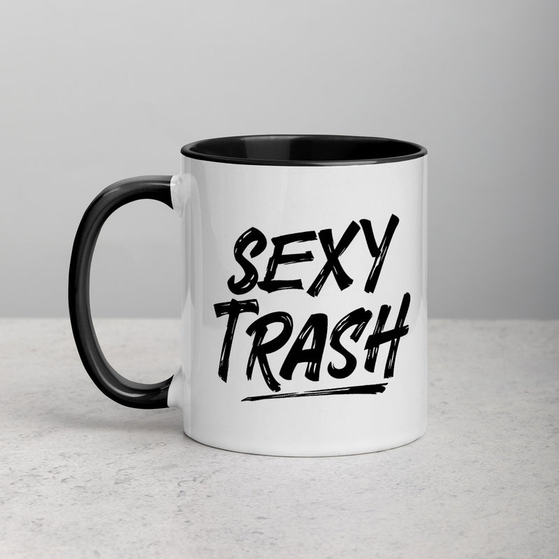SEXY TRASH Mug with Color Inside