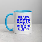 BEARS BEETS BATTLESTAR GALACTICA Mug with Color Inside