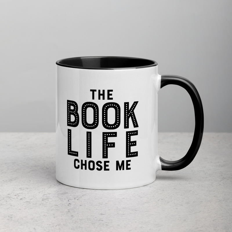 THE BOOK LIFE CHOSE ME Mug with Color Inside