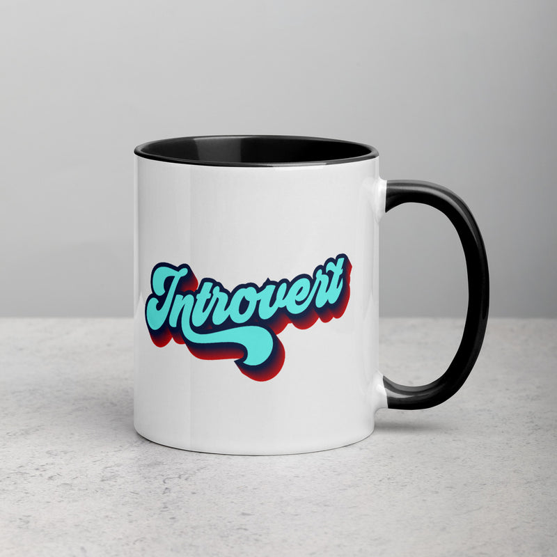 INTROVERT Mug with Color Inside