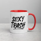 SEXY TRASH Mug with Color Inside