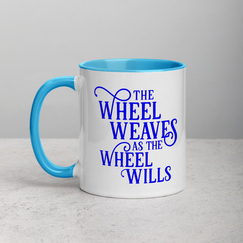 THE WHEEL WEAVES Mug with Color Inside
