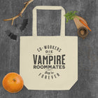 VAMPIRE ROOMMATES, THEY'RE FOREVER Eco Tote Bag