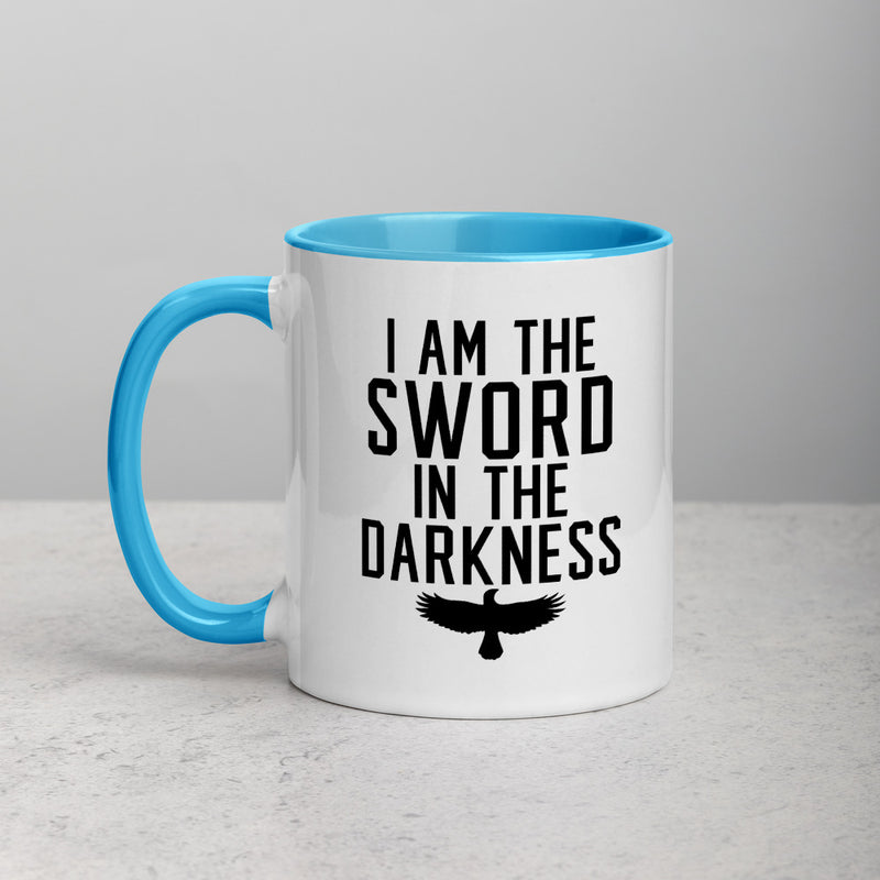 SWORD IN THE DARKNESS Mug with Color Inside