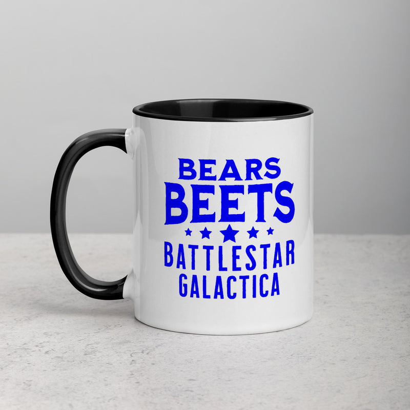 BEARS BEETS BATTLESTAR GALACTICA Mug with Color Inside