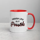 ALL IS POSSIBLE Mug with Color Inside