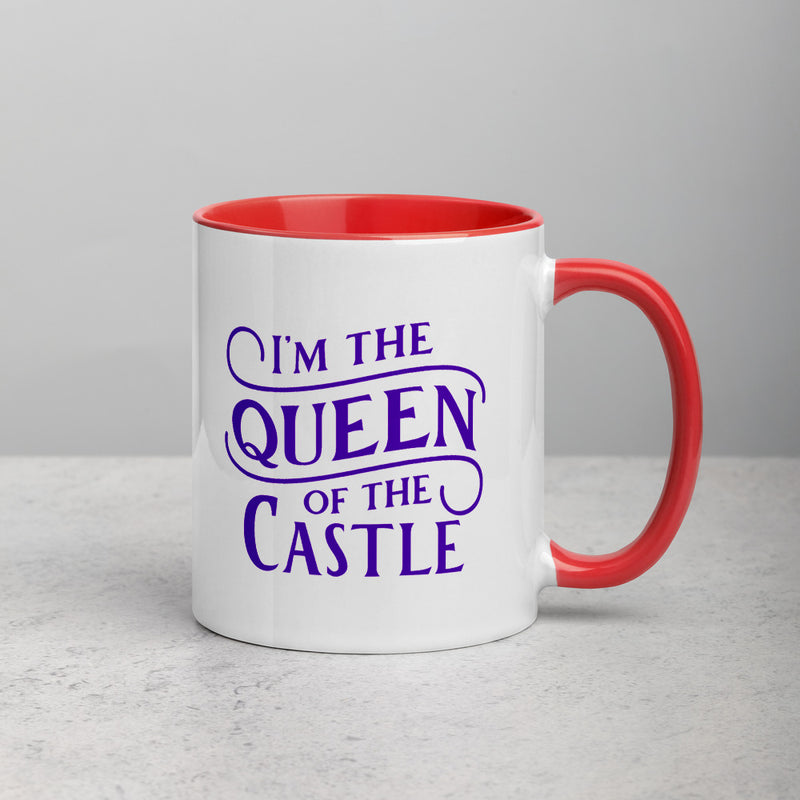 QUEEN OF THE CASTLE Mug with Color Inside