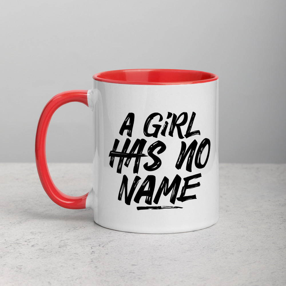 A GIRL HAS NO NAME Mug with Color Inside  The Colorful Geek