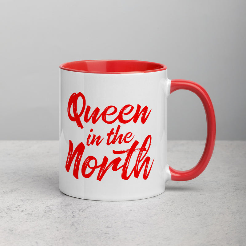 QUEEN IN THE NORTH Mug with Color Inside