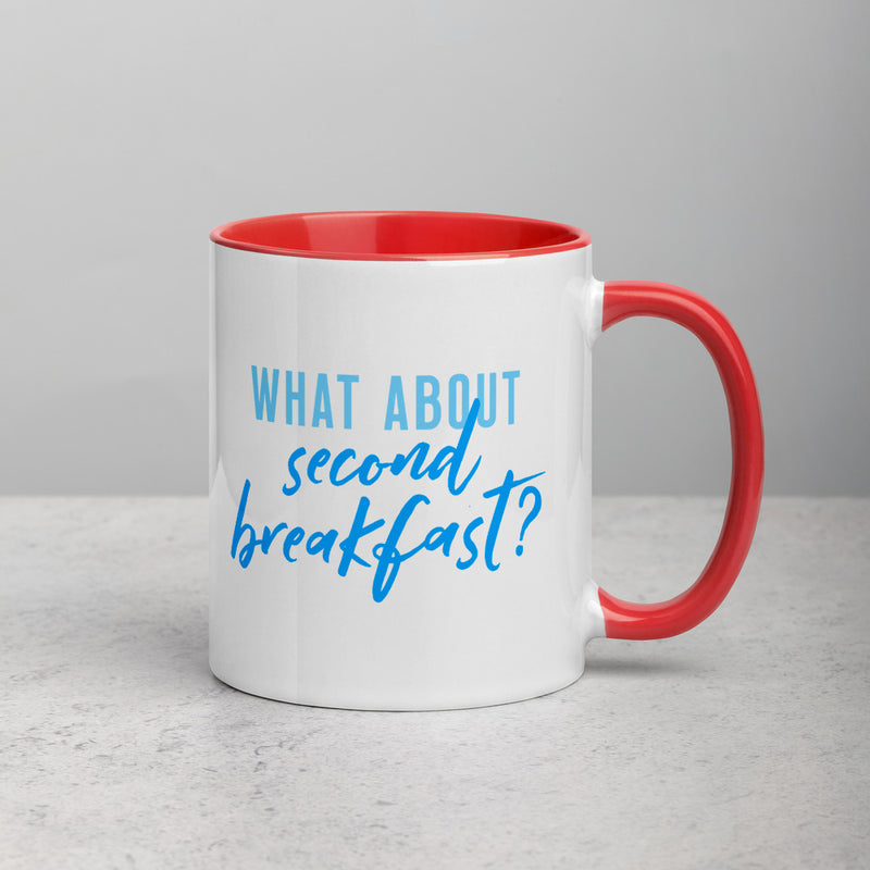 SECOND BREAKFAST Mug with Color Inside