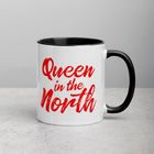 QUEEN IN THE NORTH Mug with Color Inside