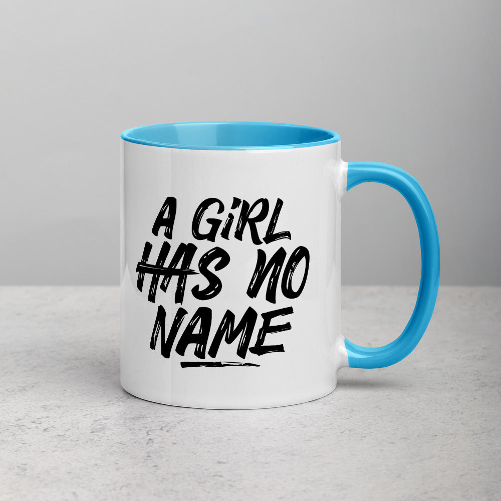 A GIRL HAS NO NAME Mug with Color Inside  The Colorful Geek