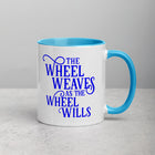 THE WHEEL WEAVES Mug with Color Inside