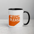 WITCH, PLEASE Mug with Color Inside