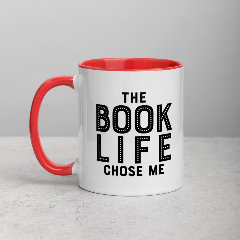 THE BOOK LIFE CHOSE ME Mug with Color Inside